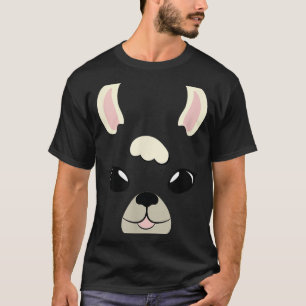 Llama Face Halloween Costume Alpaca Lovers  T-Shirt
