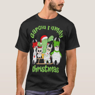 Llama Family Men Women And Kids Garcia Family Chri T-Shirt