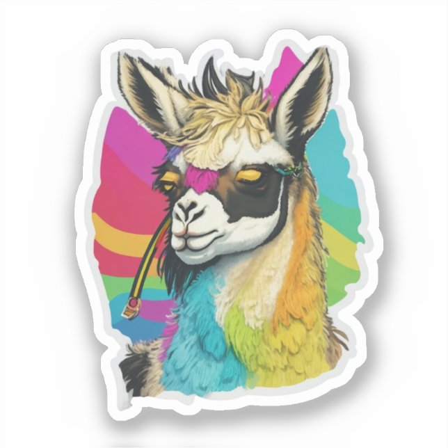 Llama Favour Sticker (Front)