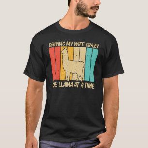 Llama For Men Boys Dad Llama Farm Animal T-Shirt