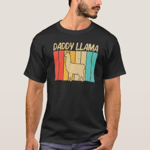 Llama For Men Boys Dad Llama Farm Animal T-Shirt