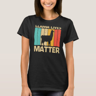 Llama For Men Women Alpaca Farming Zookeeper Peruv T-Shirt