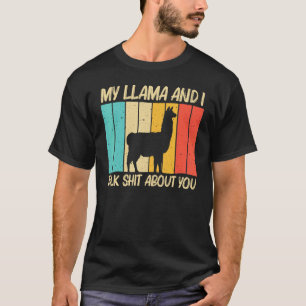 Llama For Men Women Alpaca Farming Zookeeper Peruv T-Shirt