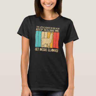 Llama For Men Women Llama Farm Animal 3 T-Shirt