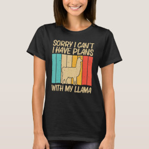 Llama For Men Women Llama Farm Animal 6 T-Shirt