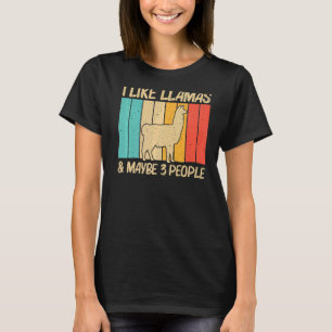 Llama For Men Women Llama Farm Animal 9 T-Shirt