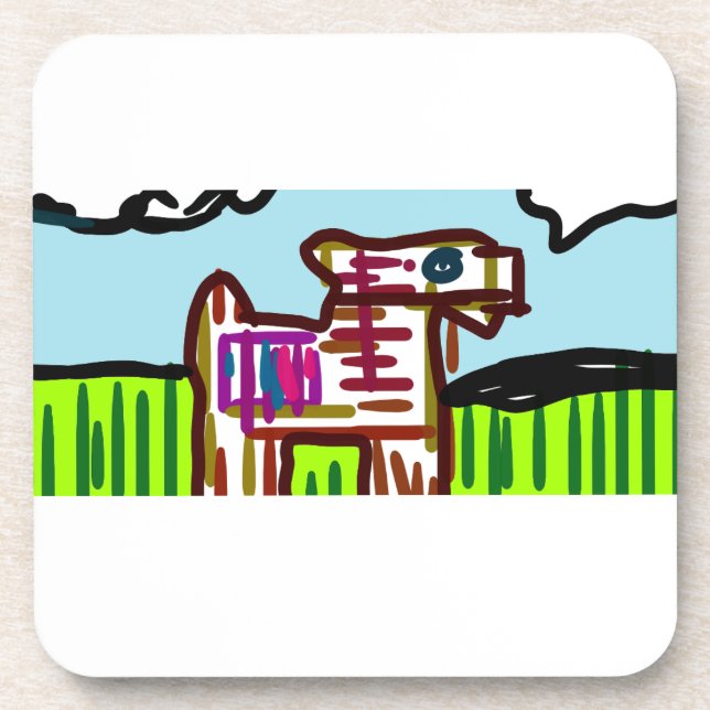 Llama fun time coaster (Front)