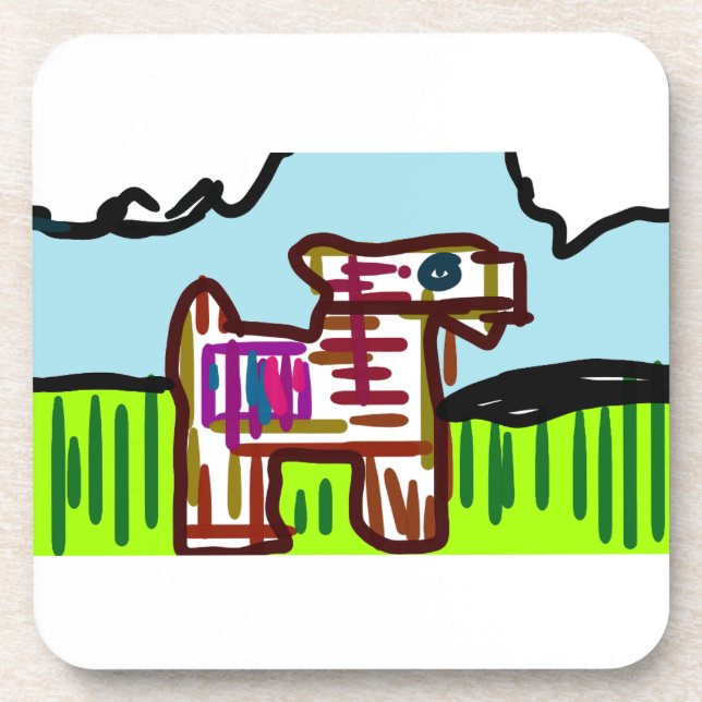 Llama fun time coaster (Front)