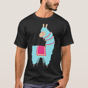 Llama funny alpaca gift zoo animals comic arabian  T-Shirt