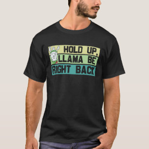 Llama Funny Cute Retro Style Alpaca Graphic Plus T-Shirt