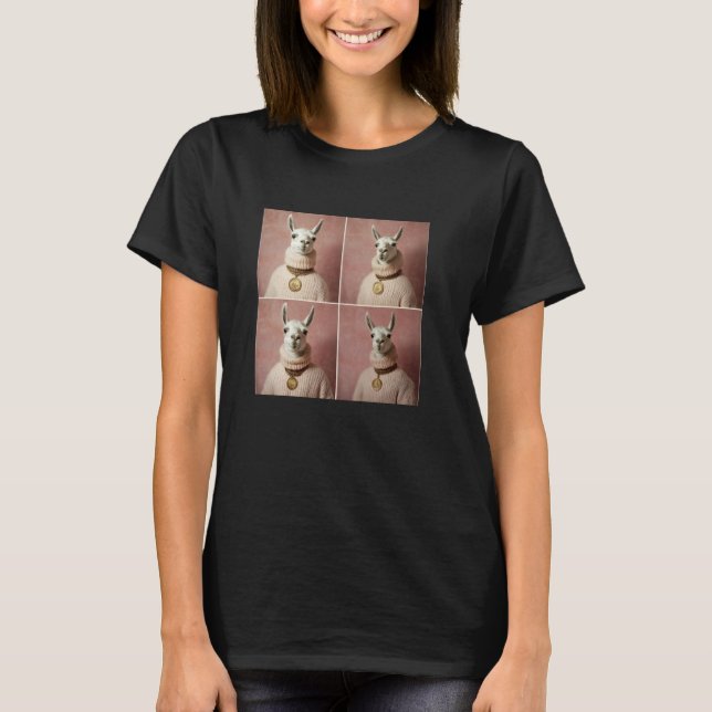 Llama Funny T-Shirt (Front)
