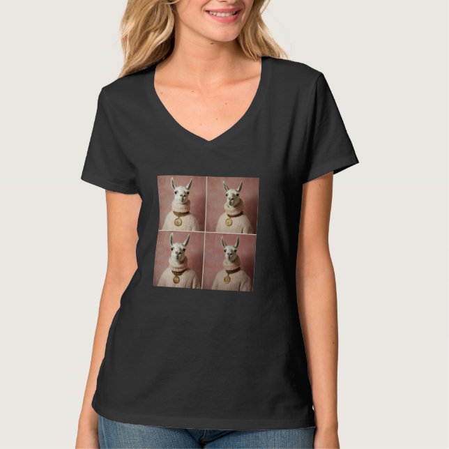 Llama Funny T-Shirt (Front)