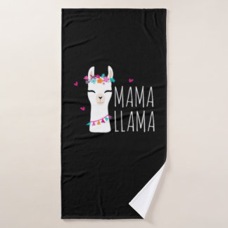 Llama Gift | Mama Llama Bath Towel