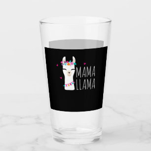 Llama Gift Mama Llama Glass