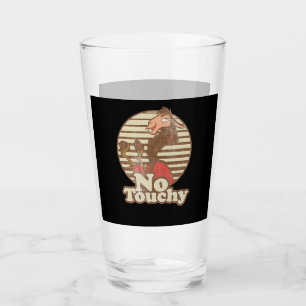 Llama Gift No Touchy Llama Glass