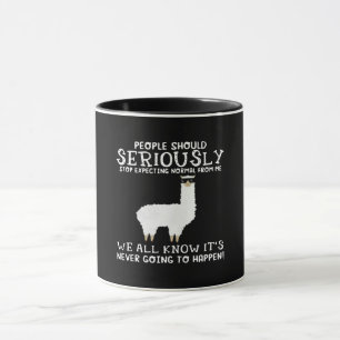 Llama Gift   People should seriously Mug