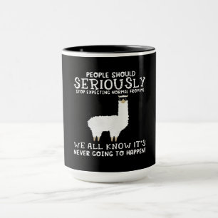 Llama Gift   People should seriously Mug