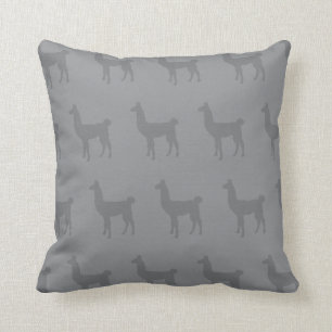 Llama Greys Cushion