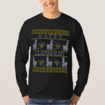 Llama Hanukkah Funny Ugly Christmas Sweater Happy<br><div class="desc">Llama Hanukkah Funny Ugly Christmas Sweater Happy Llamakkah</div>