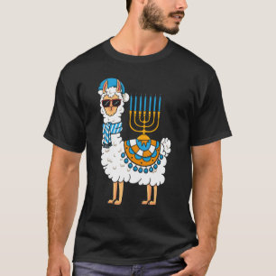 LLama Hanukkah Happy Hanukah  Pajama Family Matchi T-Shirt