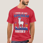 Llama Hanukkah Pajama Chanukah Menorah Funny Jewis T-Shirt<br><div class="desc">Llama Hanukkah Pajama Chanukah Menorah Funny Jewish Holiday  .</div>
