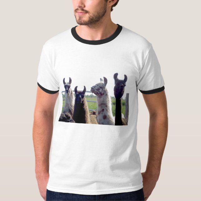 Llama heads T Shirt (Front)