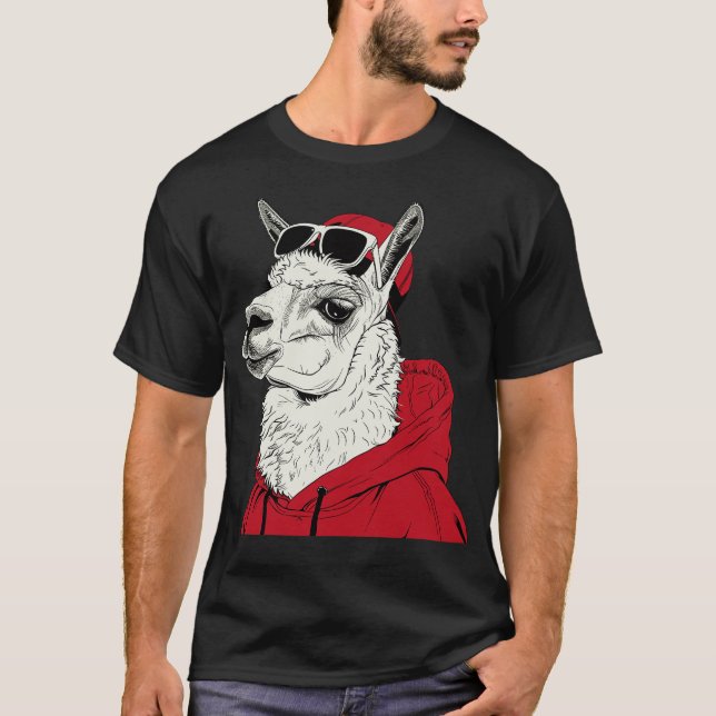Llama hippie T-Shirt (Front)