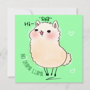 Llama Holiday Card