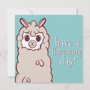 Llama Holiday Card