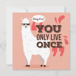 Llama Holiday Card