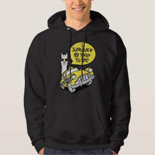 Llama I Survived My Trip To New York City Hoodie