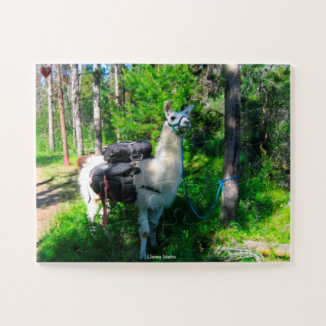 Llama Idaho Jigsaw Puzzle (Horizontal)