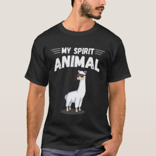 Llama Is My Spirit Animal Llama tee