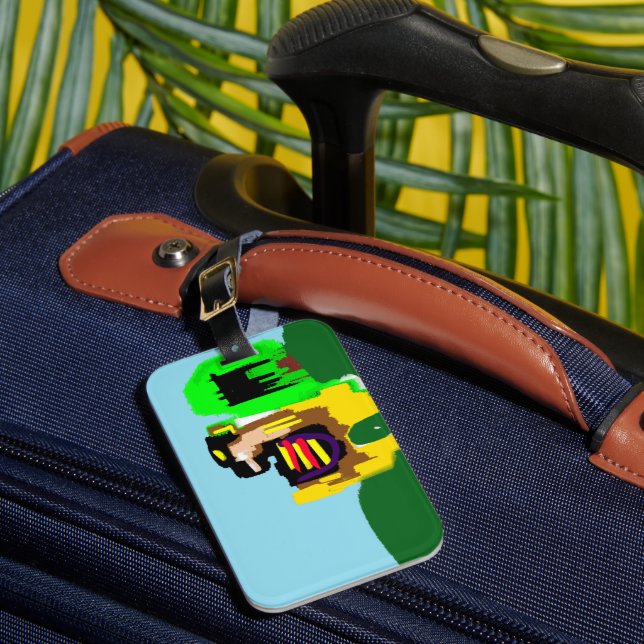 Llama joy  luggage tag (Front Insitu 1)