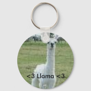 Llama Key Ring