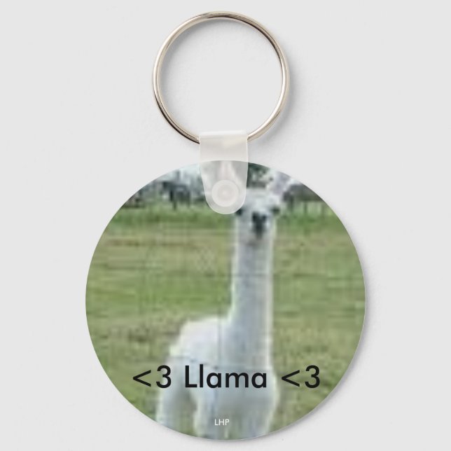 Llama Key Ring (Front)