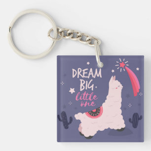 Llama Key Ring