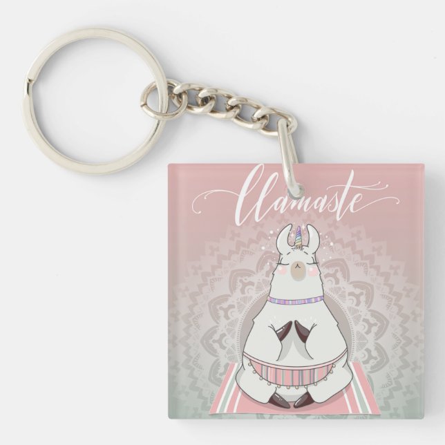 Llama Keychain (Front)