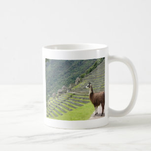 llama lands coffee mug