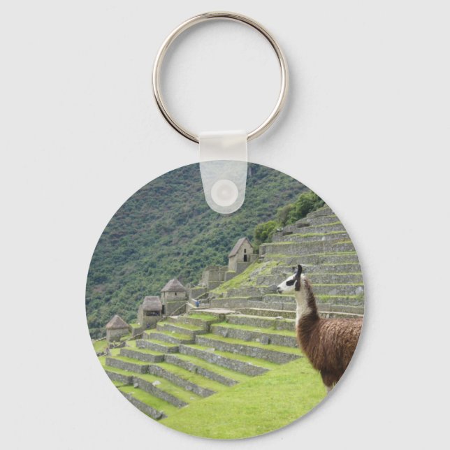 llama lands key ring (Front)
