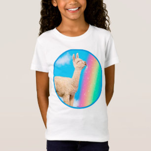 Llama Licking Rainbow T-Shirt