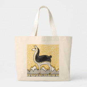 llama llama dot dot canvas tote