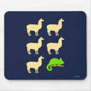 Llama Llama Llama Llama Llama Chameleon Mouse Mat