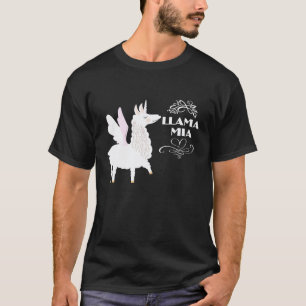 Llama Llama Mia Mama Mia Costume For alpaca Lovers T-Shirt