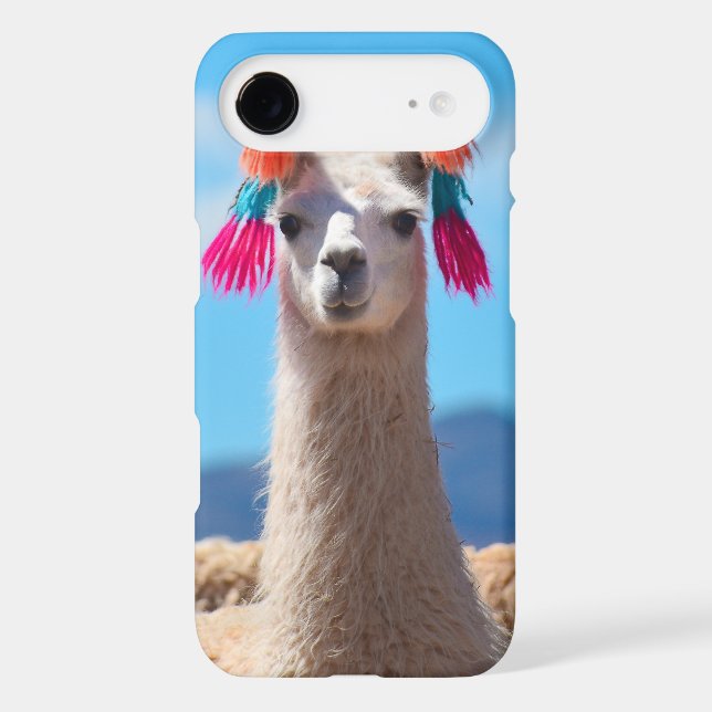 Llama Love iPhone Case Art (Back)