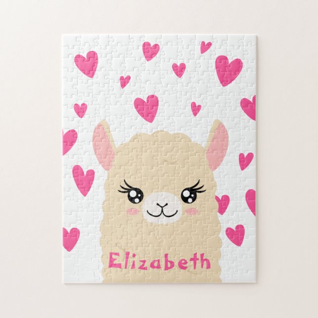 Llama Love Jigsaw Puzzle (Vertical)