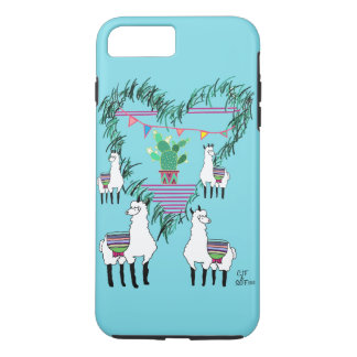 Llama Loves Cactus iPhone 8 Plus/7 Plus Case