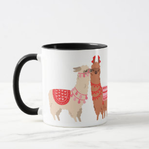 LLAMA LOVIES MUG