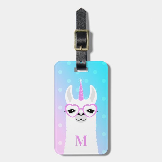 Llama Luggage Tags (Front Vertical)