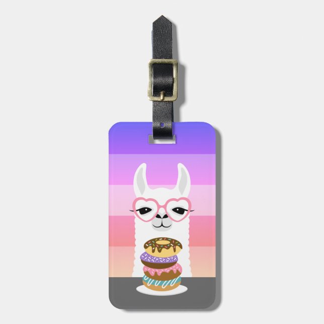 Llama Luggage Tags (Front Vertical)